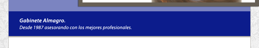 Gabinete Almagro. Asesorando con los mejores profesionales.